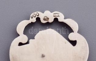 2 darab ezüst (Ag) díszkanál, jelzett, nettó 15,5g