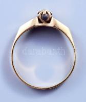 Arany (Au) gyűrű, m: 58, jelzett, 14k, nettó 1,7g