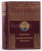 [Bergman, Sten (1895-1975)] Sten Bergman: Kamcsatka ősnépei, vadállatai és tűzhányói között. Fordította: Dr. Cholnoky Béla. A Magyar Földrajzi Társaság Könyvtára. Bp., é.n., Lampel R. (Wodianer F. és Fiai) Rt., 272 p.+23 t. Fekete-fehér fotókkal, és egy térképpel. Kiadói dúsan aranyozott egészvászon sorozatkötésben, kis kopással