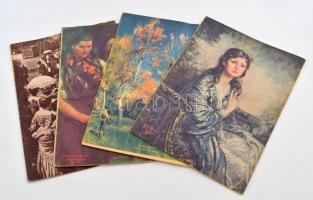 1932 A Pesti Hírlap Vasárnapja 3 db száma + cca 1935 Emlékezzünk Nagy-Magyarországról! IV. füzet. Változó állapotban.