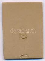 Svédország 1946. "Stockholmi Tenisz Szövetség / 5. osztály" egyoldalas bronz díjérem, háto...