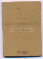 Svédország 1942. "Stockholmi Tenisz Szövetség / 3.hely" egyoldalas bronz díjérem, hátoldal...