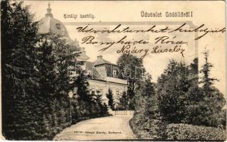 1904 Gödöllő, királyi kastély. Divald Károly 521. sz. (EB)