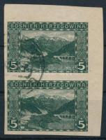 1906 5h vágott ívsarki pár