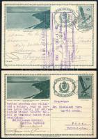 1937 8 db, közte 4 féle díjjegyes képes levelezőlap a "D" sorozatból