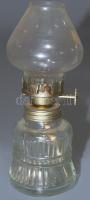 Asztali petróleumlámpa, cilinderrel, m: 15 cm