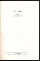 Gróf Széchenyi István: Lovakrul. Pest, 1828, Petrózai Trattner J. M. és Károlyi István. REPRINT! Kia...