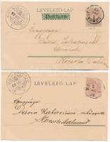 4 db RÉGI (1905 előtti) képeslap: tájképek, természet, közte lithok / 4 pre-1905 nature postcards, w...