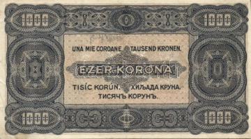 1923. 1000K 8f fny-sal T:II- kis sarokhiány