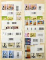 Magyar vonalkódos gyűjtemény az első vonalkódos bélyegtől a 2010-es évek elejéig, általában 2 példán...