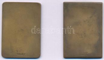 Svédország 1929-1932. "Labdarúgás" (2xklf) egyoldalas bronz díjplakett, "ALOIS RITTER...