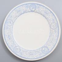 cca 1881, Zsolnay szecessziós tál, jelzett, kopott, d: 26 cm