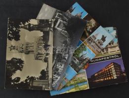 BUDAPEST - 48 db MODERN város képeslap, közte 7 db MODERN más magyarországi város / 48 db modern Hungarian town postcards, with 41 Budapest and 7 other towns