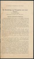 Simkó Gyula: Die Besiedelung von Nyiregyháza und seiner Tanya's. [Nyíregyháza és tanyáinak települése.] H.n., é.n. (cca 1910), ny.n., 56 p. Fekete-fehér képekkel illusztrálva. Német nyelven. Átkötött félvászon-kötésben, helyenként foltos lapokkal.
