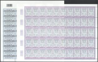 2001 Művészetek (I.) sor teljes 50-es hajtatlan ívekben