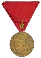 1898. "Jubileumi Emlékérem Fegyveres Erő Számára / Signum memoriae (AVSTR)" bronz kitüntet...