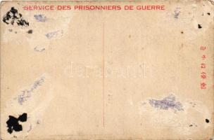 1914-1919 Service des Prisonniers de Guerre / WWI Prison of War military art postcard (EK)