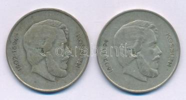 1947. 5Ft Ag "Kossuth" (2x) T:F patina
Adamo F8.1