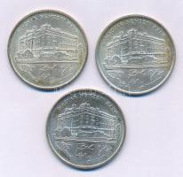 1993. 200Ft Ag "MNB" (3x) T:AU,XF patina
Adamo F13