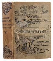 Dvorzsák János: Magyarország helységnévtára. A községek beosztása anyakönyvi hivatalokhoz. Millenniumi ajándék. Függelék: Változások és sajtóhibák. Bp., [1895], Dvorzsák János, 567+(1) p.; 241+(7) p. Egészvászon-kötésben, viseltes, foltos, a könyvtesttől részben elváló borítóval, helyenként foltos lapokkal, néhány a fűzéstől elváló lappal.