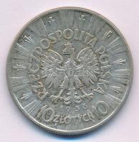 Lengyelország 1936. 10Zl "Józef Piłsudski" T:XF,VF Poland 1936. 10 Złotych "Józef Piłsudski" C:XF,VF Krause Y#29
