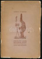 Lehel Ferenc: Gulácsy Lajos dekadens festő. Számozott (518./600) példány! (Bp.), 1922, Amicus (Globus-ny.), 1 (címkép) t.+ 72 p.+ 16 (kétoldalas) t.+ 1 (facsimile kézirat) t. Egyetlen kiadás. Fekete-fehér képekkel, reprodukciókkal illusztrálva. Kiadói papírkötés, erősebben sérült borítóval és gerinccel, belül a lapok nagyrészt jó állapotban.