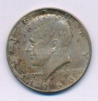 Amerikai Egyesült Államok 1966. 1/2$ Ag "Kennedy" T:AU patina USA 1966. 1/2 Dollar Ag "Kennedy" C:AU patina Krause KM#202a