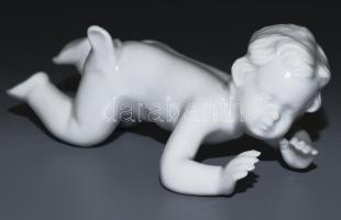 Unterweissbach puttó, jelzett, hibátlan, h: 8 cm