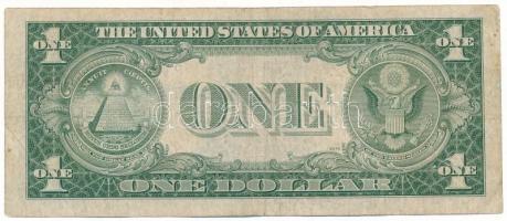 Amerikai Egyesült Államok 1935E 1$ "Silver Certificate", kék pecsét. Szign.: "Ivy Bak...