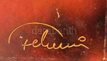 Fellini jelzéssel: Virágok, Olaj, farost. 56x40 cm