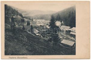 Papfalva, Lapfalva, Popesti; látkép / general view