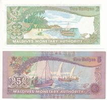 Maldív-szigetek 1983. 2R + 2011. 5R T:AU,F
Maldives 1983. 2 Rufiyaa + 2011. 5 Rufiyaa C:AU,F
Kraus...