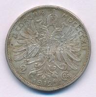 Ausztria 1912. 2K Ag "Ferenc József" T:XF,VF patina Austria 1912. 2 Corona Ag "Franz Joseph" C:XF,VF patina Krause KM#2821