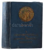 Dr. Földessy János (szerk.): A Magyar Futball és a Magyar Labdarúgók Szövetsége. BP., 1926, MLSZ. Kiadói dombornyomott egészvászon kötés, belül a kötés a gerincnél részben elvált, kopottas állapotban.
