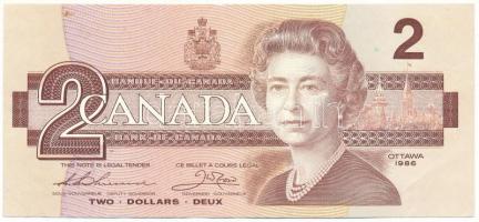 Kanada 1986. 2$ "BRD 8248571" T:F, szép papír Canada 1986. 2 Dollars "BRD 8248571" C:F, fine paper Krause P#94