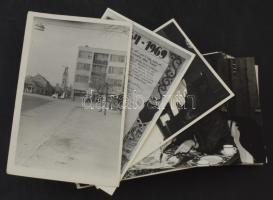 76 db MODERN fotós képeslap és fotó, közte néhány RÉGI / 76 modern photo postcards and photos, with some pre-1945 ones