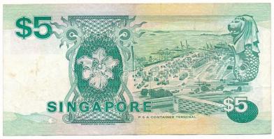 Szingapúr DN(1997) 5$ "A/97 854999", (Harrison and Sons) T:F
Singapore ND(1997) 5 Dollars...
