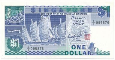 Szingapúr DN(1987) 1$ "A/9 095876" T:AU Singapore ND(1987) 1 Dollar "A/9 095876" C:AU Krause P#18