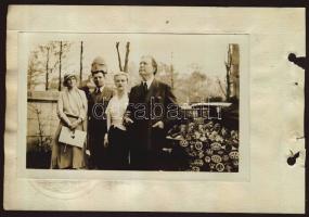 1931 Herbert Hoover, az Egyesült Álamok elnökének saját kezű aláírása fehér-házi kártyán + az elnők ...