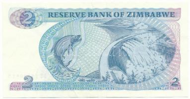Zimbabwe 1983. 2$ "AB 7572081 S" T:F, szép papír
Zimbabwe 1983. 2 Dollars "AB 757208...