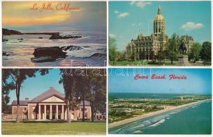 39 db MODERN Amerikai Egyesült Államok és Kanada város képeslap / 39 modern USA and Canada town postcards