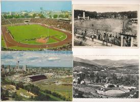 STADIONOK - 12 db MODERN képeslap / 12 modern postcards: stadiums