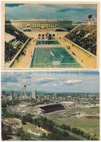 STADIONOK - 12 db MODERN képeslap / 12 modern postcards: stadiums
