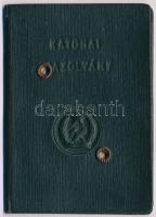 1955 Bp., Magyar Néphadsereg által kiállított fényképes igazolvány tartalékos tiszt részére
