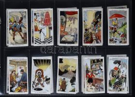 Churchman's Cigarettes brit cigaretta-gyűjtőkártyák, 40 db-os komplett sorozat, gyűrűs albumban...
