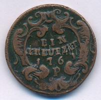 Csehország / Történelmi tartomány 1761P 1kr Cu "Mária Terézia" Prága T:VF Bohemia 1761P 1 Kreuzer Cu "Maria Theresa" Prague C:VF Krause KM#792