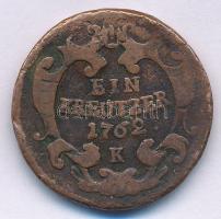 1762K 1kr Cu "Mária Terézia" Körmöcbánya T:F Krause KM#1993