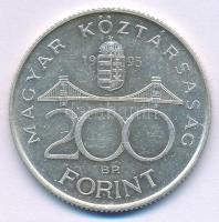 1995. 200Ft Ag "Deák" T:AU,XF Adamo F13.1