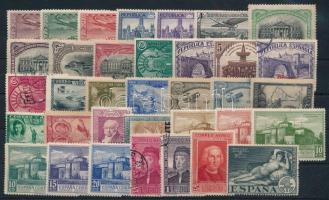 Spanyolország kis összeállítás 3 db stecklapon