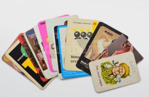 1939-1988 Vegyes kártyanaptár tétel, 16 db